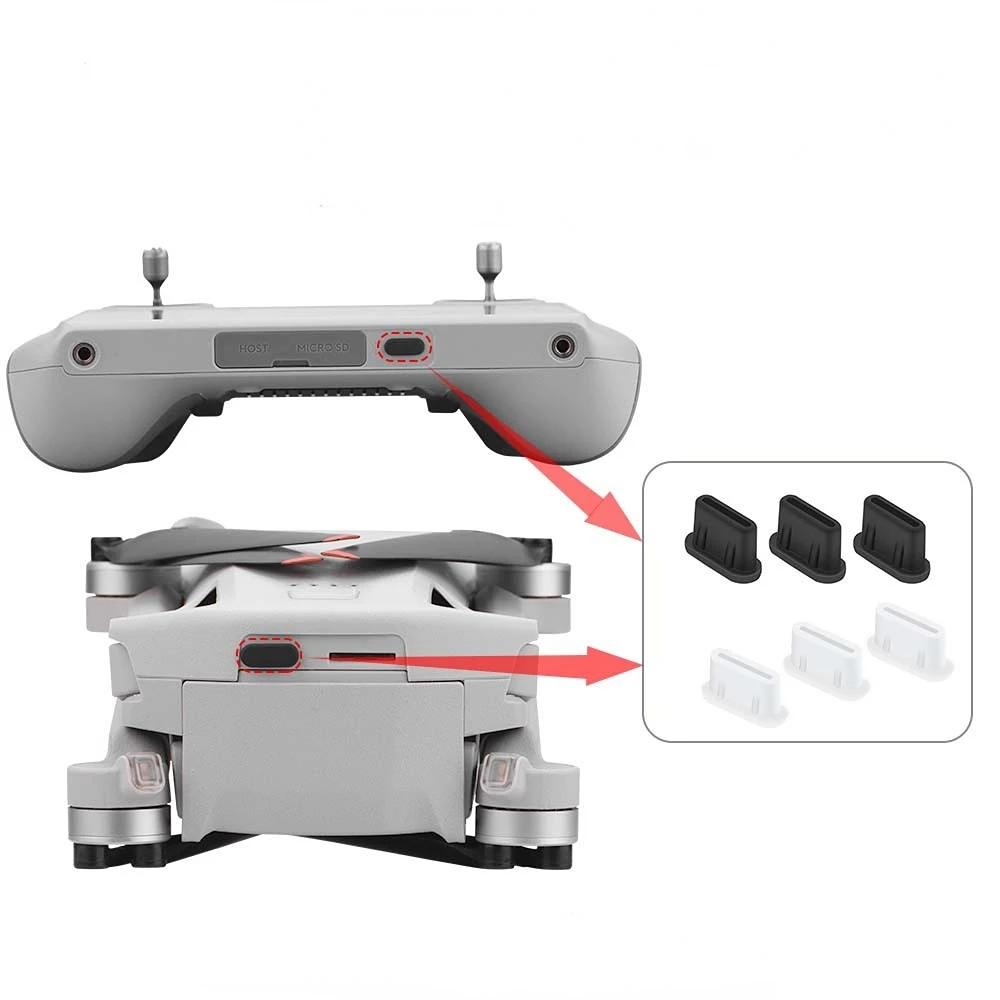 Защитная заглушка для аккумулятора DJI Mini 3 PRO RC/RC-N1