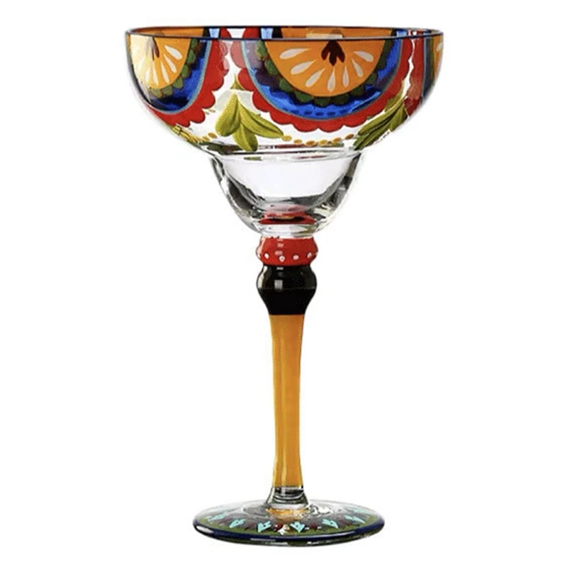 

Handmade Colorful Cocktail Cup Europe Goblet Cup Champagne Cup Creative Wine Glasses Bar Party Home Drinkware
