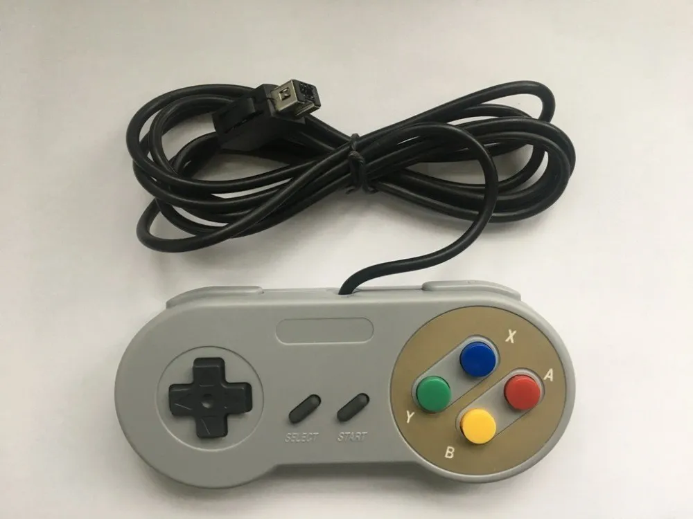 

SNES adapetr wired nintendo controller Original style Joystick GamePad Controller for SNES/SFC Mini Classic Console