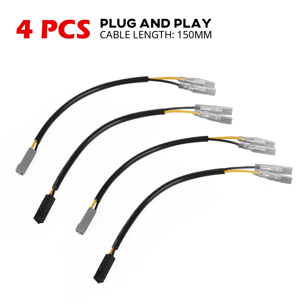 Кабель-адаптер для сигнала поворота для KAWASAKI Z400 Z800 Z1000 Z300 Z250 NINJA 300 Versys 650 1000 KLX