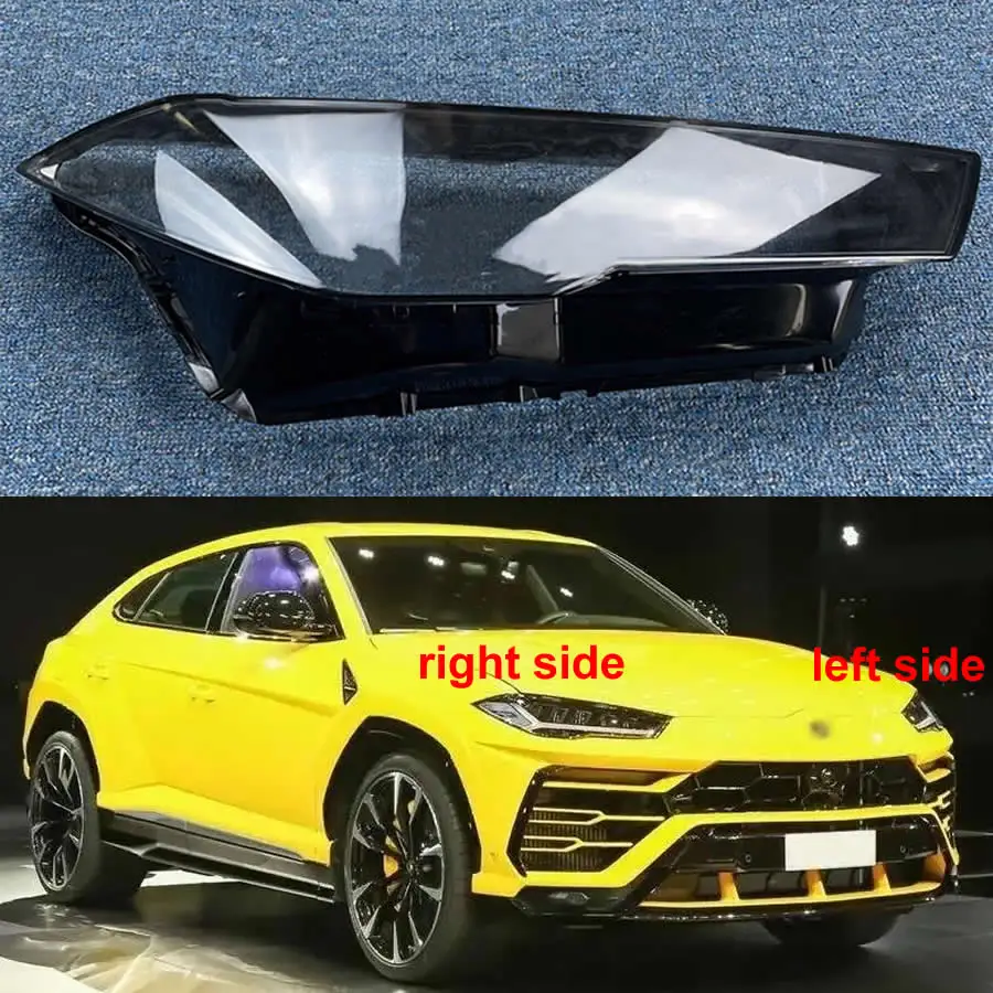 

For Lamborghini Urus 2020 2021 Car Accessories Headlight Lens Cover Headlamp Shell Lampshade Transparent Shade Mask Plexiglass
