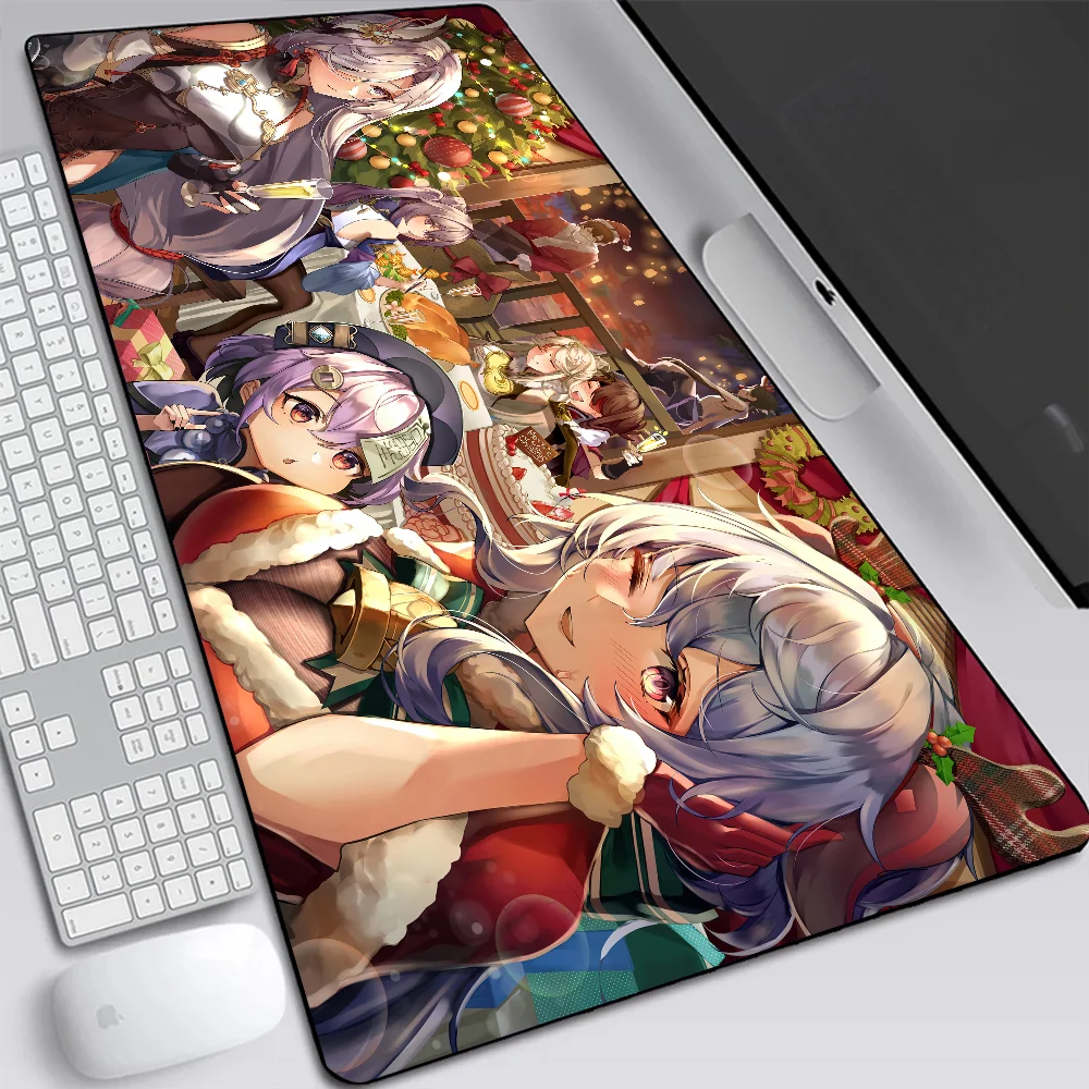 Genshin Impact Beidou большой игровой коврик для мыши компьютерный ноутбук клавиатуры