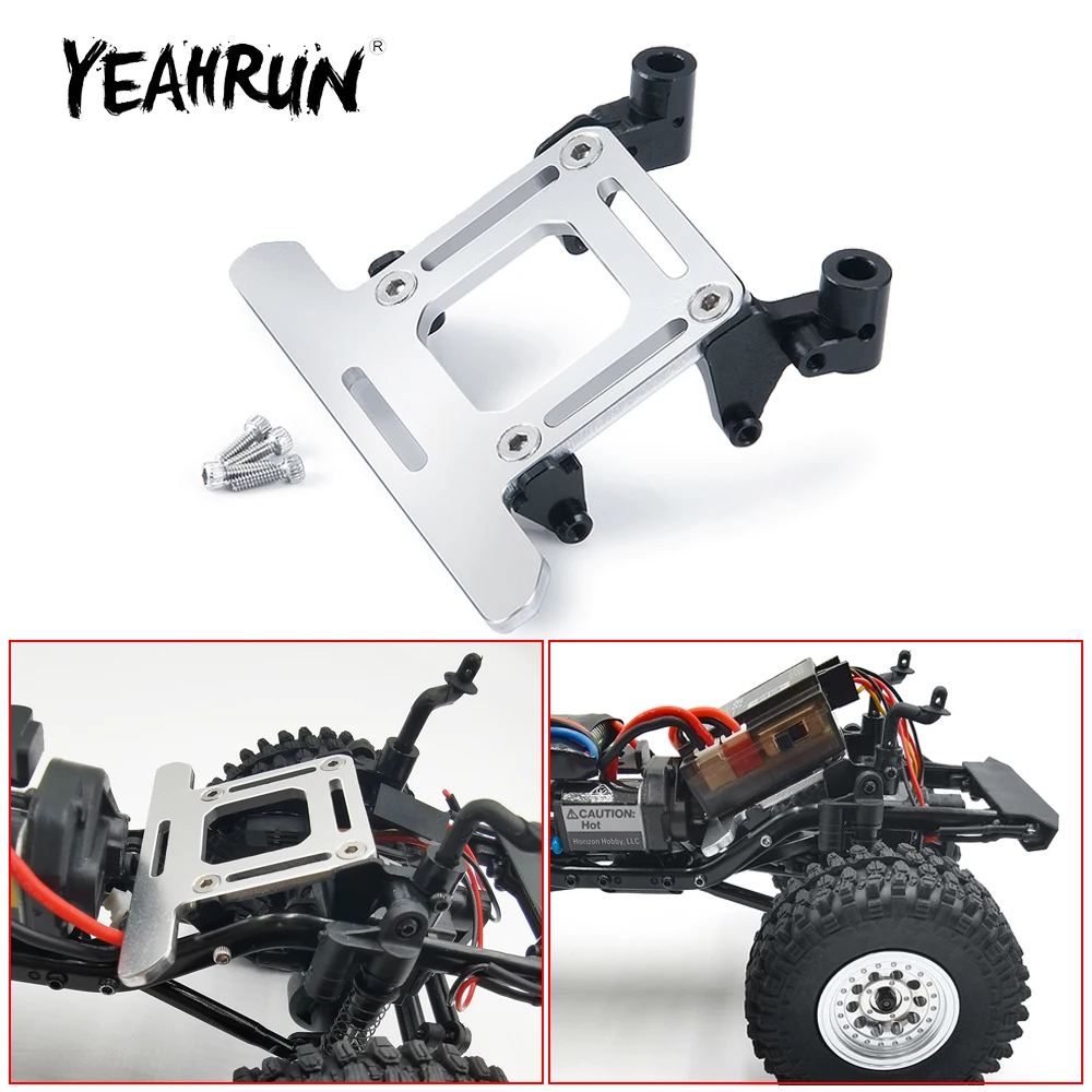 

YEAHRUN ESC Modified Front Rising Mount Kit for Axial SCX24 90081 AXI00001 AXI00004 1/24 RC Crawler Car Upgrade Parts