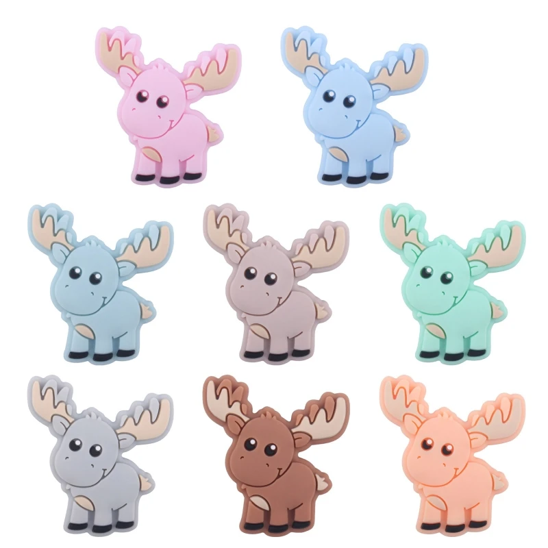 

67JC мультфильм Силиконовые Бусины соски зажим DIY Аксессуары Детская фотография