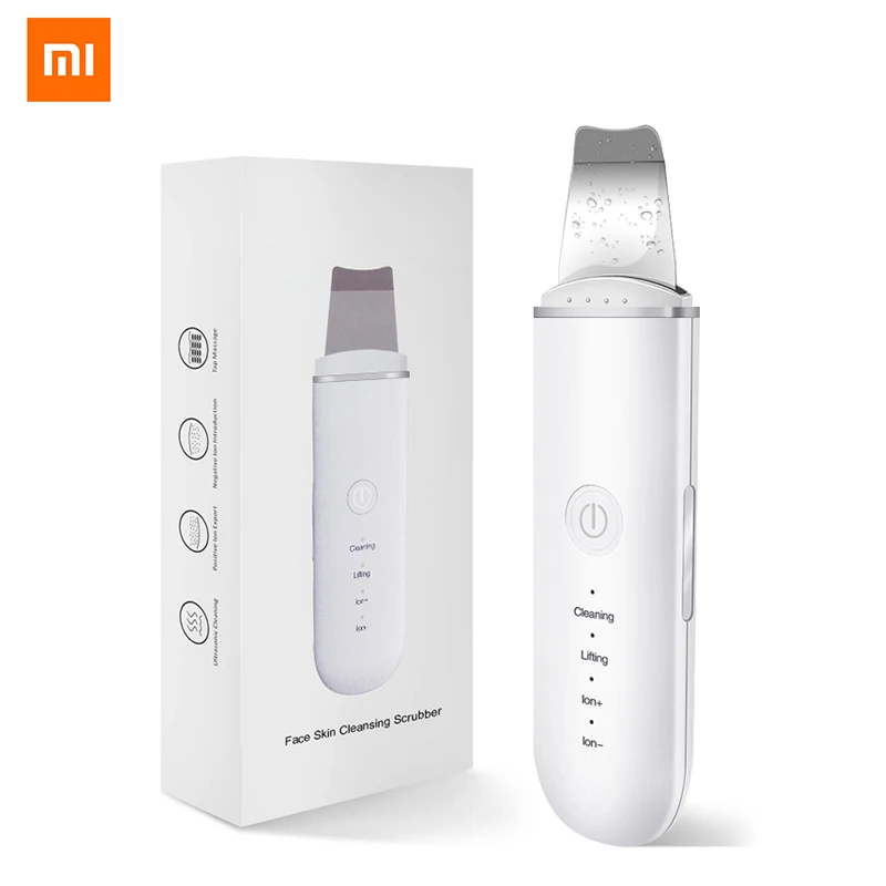 

Xiaomi Ultrasonic Face Wash Vibrating Facial Scraper Blackhead Makeup Remover Shovel Cleaning Gasification Exfoliating Facial