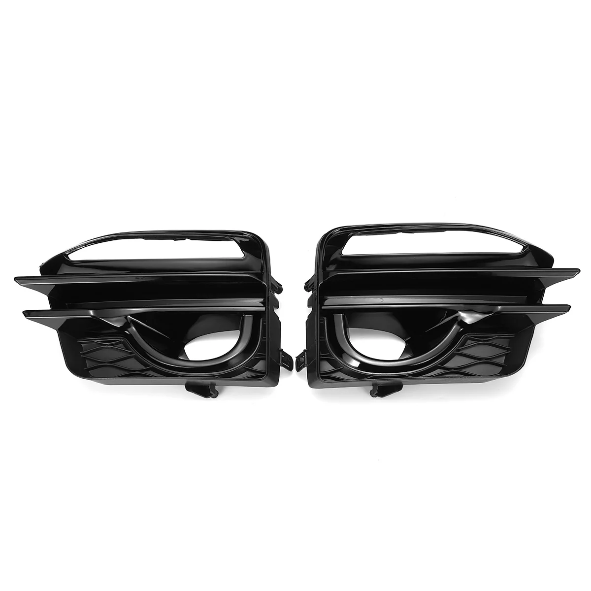 

New 2x Front Bumper Fog Light Grill Grille Cover Shell Lamp Hoods For Infiniti Q50 Sport 2014-2017 Fog Lamp Grill Frame Cover