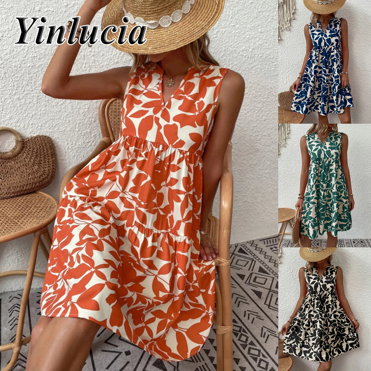 

2023 Sexy Deep V High Waist Floral Dress Gentle Hakama Dresses Long Vintage Bridesmaid Dresses Evening Party Prom Sweet Ladies