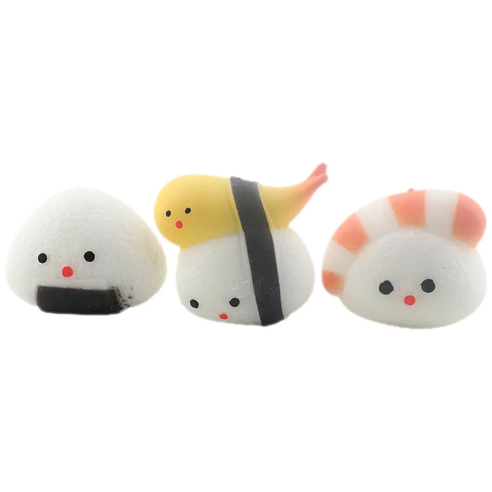 

Toy For Classroom Stretchy Sushi Toys Shaped Squeezing Party Relaxing Playthings Squishy Squeeze