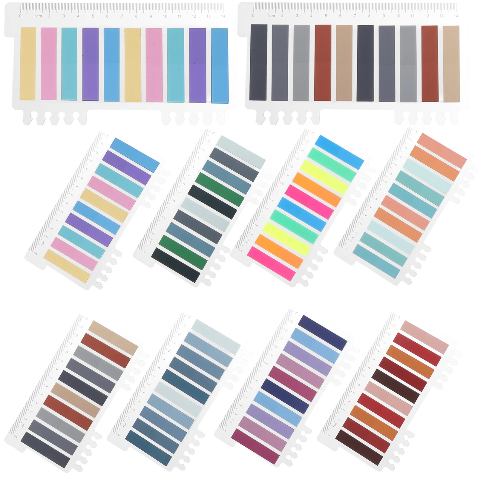 

12 Sets Page Markers Sticky Page Tabs Book Index Tabs Binder Book Sticky Tabs Page Tabs