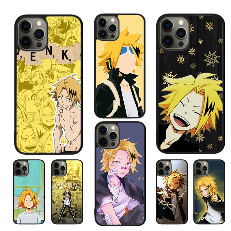 Denki Kaminari My Boku No Hero Academia Phone Case Cover For iPhone 14 Plus 11 12 mini 13 Pro Max Apple 6 7 8 X XR XS max