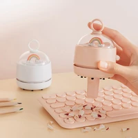 mini wireless vacuum cleaner usb rechargeable desktop keyboard scrap rubber remover paper dust sweep brush table vacuum cleaner