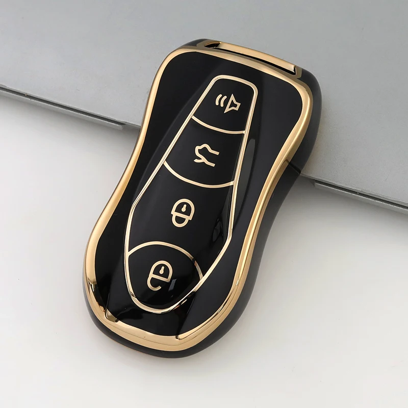 

Чехол для ключей автомобиля Geely Atlas Pro Boyue Tugella Azkarra FY11 Emgrand GS X6 SUV EC7 из ТПУ, аксессуары