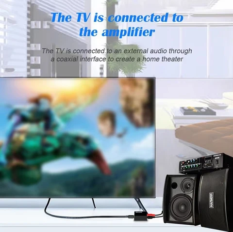 Аудиоконвертер Toslink Digital to Jack 3.5 мм