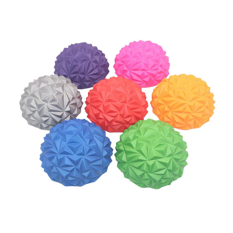 PVC Spiky Yoga Massage Balls PVC Half Sphere Fitball Women Children Trainer Balancing Ball Gym Health Sports Pilates Fitness