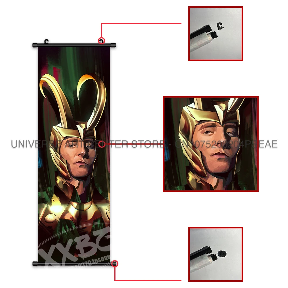 Постеры Мстители локи настенное искусство Черная пантера свитки картины Доктор