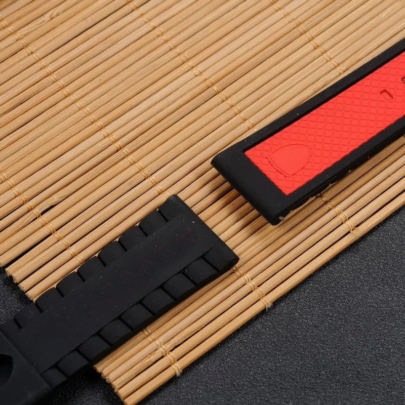 High quality silicone strap suitable for Ferrari 0830138 0830163  sports rubber strap men's waterproof and sweat proof 24mm