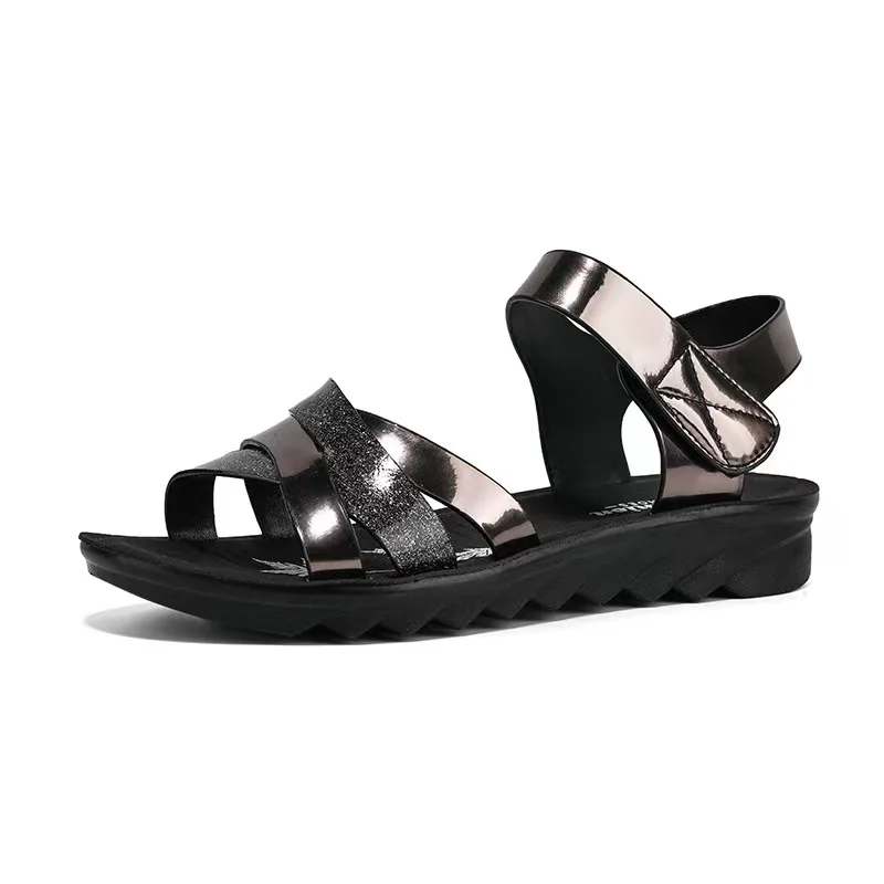 

Сандалии женские на плоской подошве, 2 цвета, 6 размеров