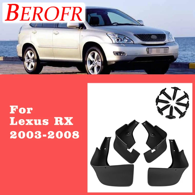 Брызговики для Lexus Harrier RX300 RX330 RX350 RX400h XU30 2003 2004 2005 2006 2007 2008