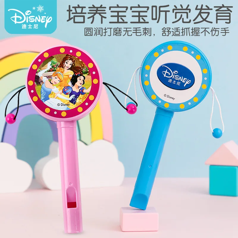 

Детская погремушка-барабан с изображением Минни и Микки-Мауса