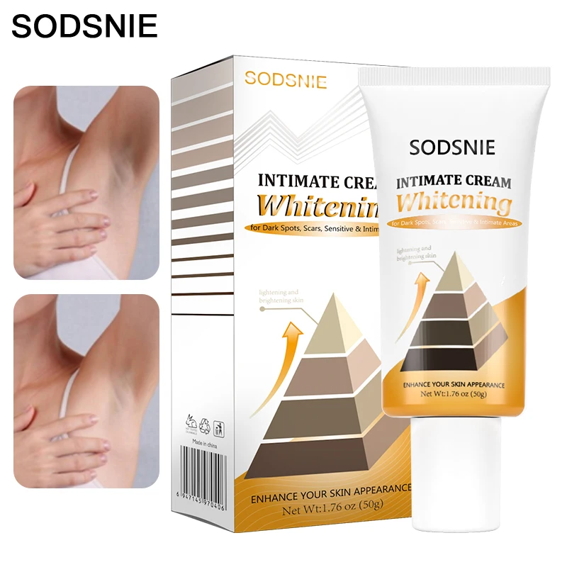 

Intimate Whitening Cream Moisturizing Lighten Pigmentation Brighten Skin Colour Remove Dullness Niacinamide Body Care 50g