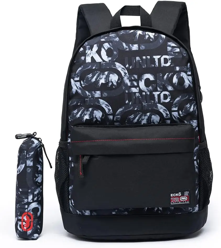 

Mochila+ Estojo Preto Unissex Resistente Escolar Reforçado Faculdade Notebook Masculino