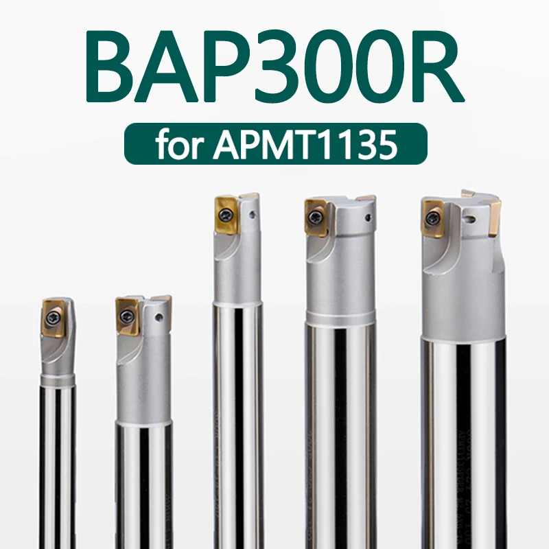 Фото BAP300R Держатель фрезерного инструмента C10 C12 C16 C20 C25 Торцевая фреза Твердосплавная вставка APMT1135 Угловая фреза Хвостовик концевой фрезы №1