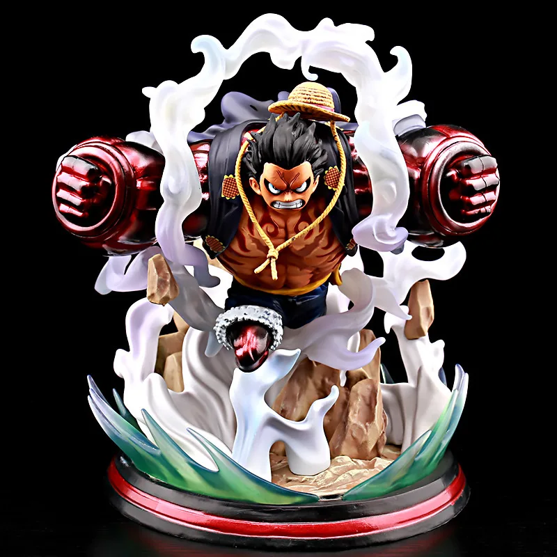 

Аниме снаряжение Bandai One Piece, экшн-фигурка четвертого Луффи, большой пулемет, модель из ПВХ, высококачественная коллекционная статуя, игрушки ...