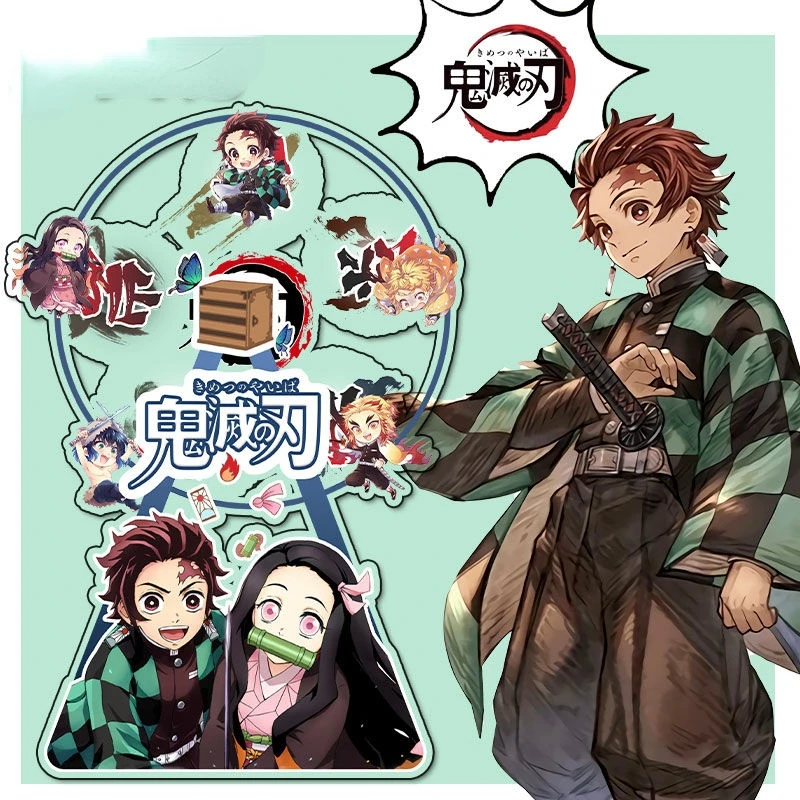 

Demon Slayer Ferris Wheel Keychain Man Stand Acrylic Key Chain Women Key Holder Cute Couples Kamado Tanjirou Wedding Llaveros