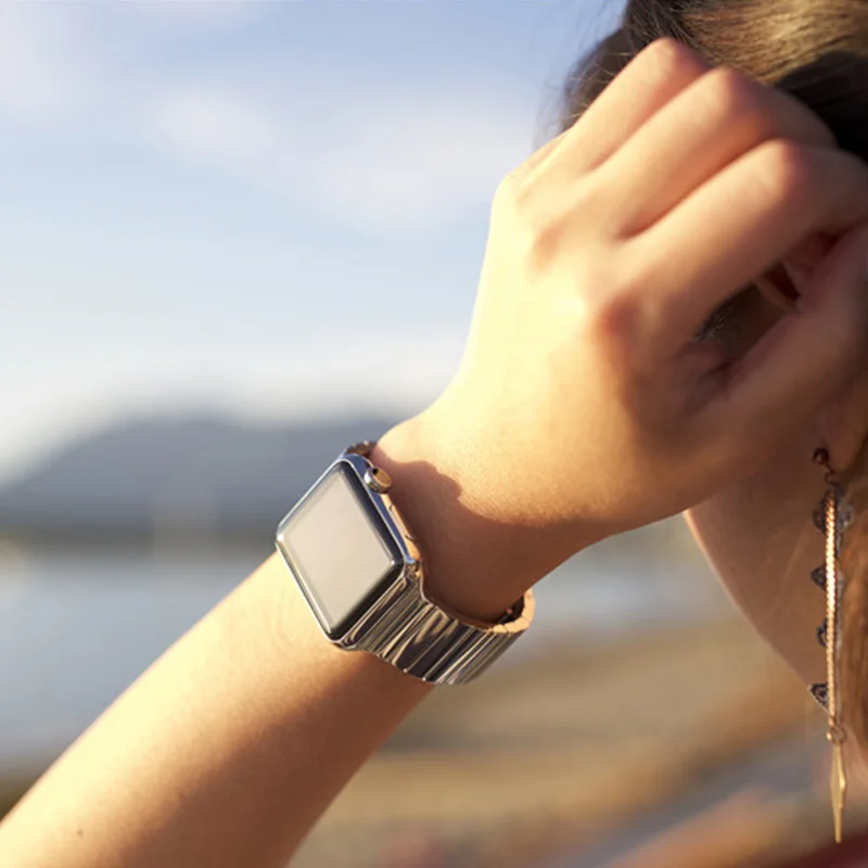 Stainless steel Strap For Apple watch band 44mm 40mm iwatch smartwatch bracelet For Apple watch series 4 3 5 SE 6 42mm 38mmbands