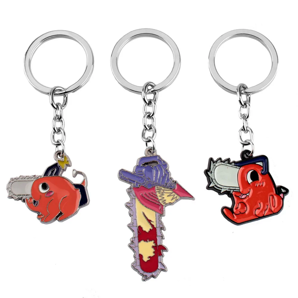 

Anime Chainsaw Man Cosplay Keychain Cartoon Figure Jewelry Bag Pendant Accessories Child Gifts Keyring Fans Collection