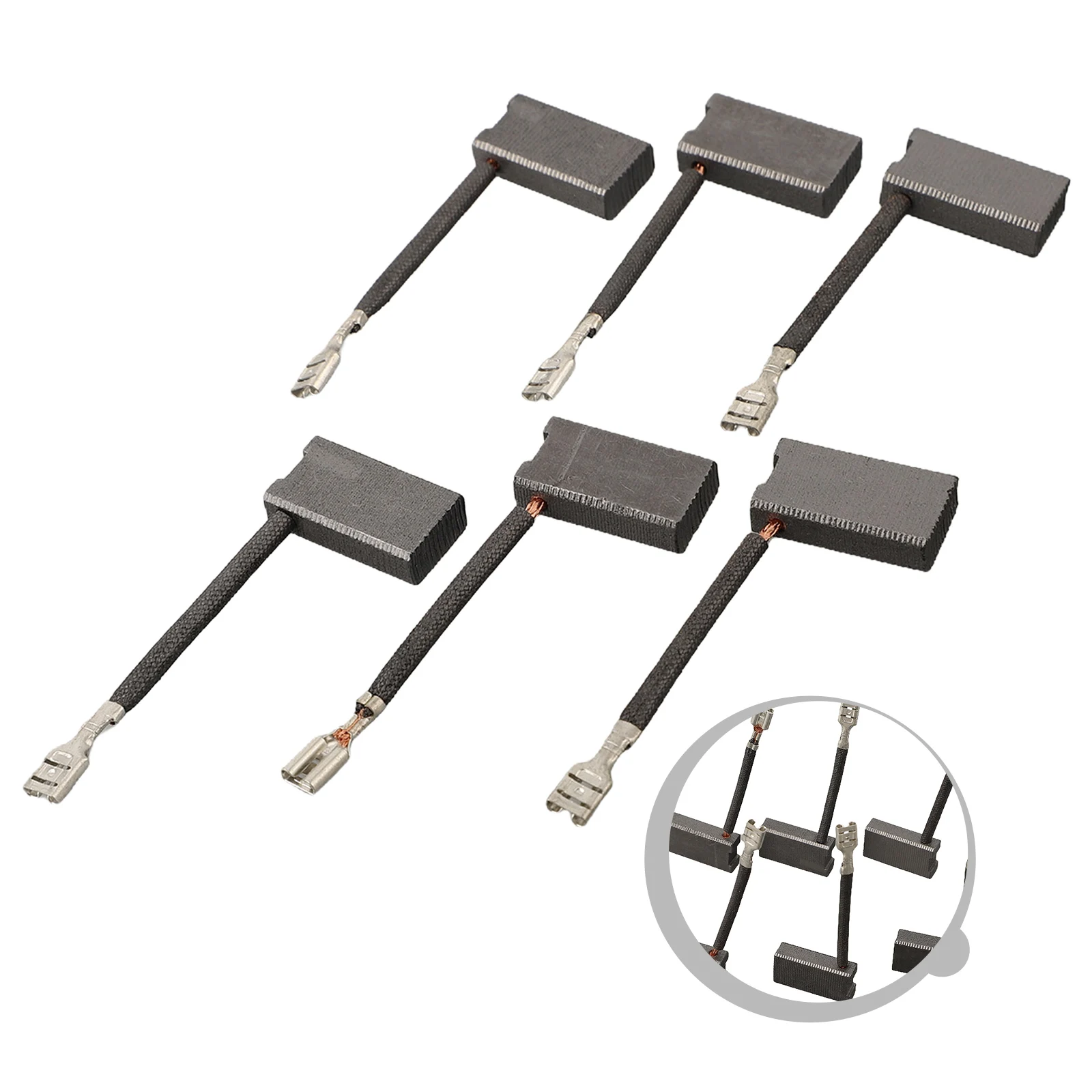 Щетки-щетки карбоновые совместимые с-381028-02-381028-08 - 6 шт.