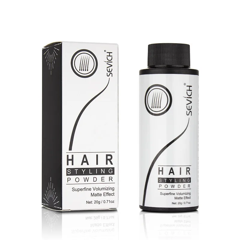 8g/20g Fluffy Hair Powder Modeling Hair Volumizing Mattifying Powder Fiber Hairspray Best Dust It for Men Women Hair Styling images - 6