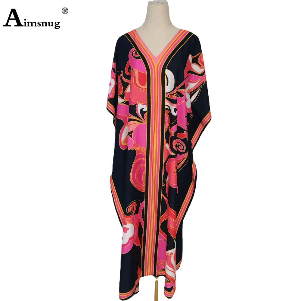 2022 Summer Chiffon Beach Cover up Sexy Women Long Pareos Muslim Islamic Folk Print Cover-ups Swim Dresses Robe Plage Beachwear