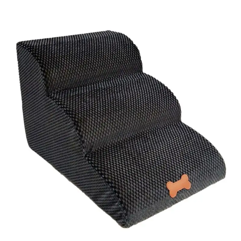 

3-Step/4-Step Pet Stairs For Small Dog Cat Dog House Pet Ramp Ladder Anti-slip Removable Dogs Bed Stair Sponge Pet Supplies