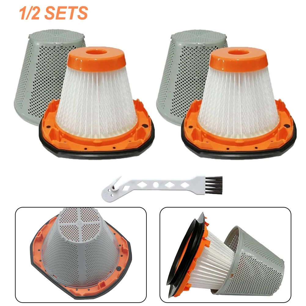 

1/2 шт., Сменный фильтр для BLACK + DECKER 20V MAX POWERCONNECT
