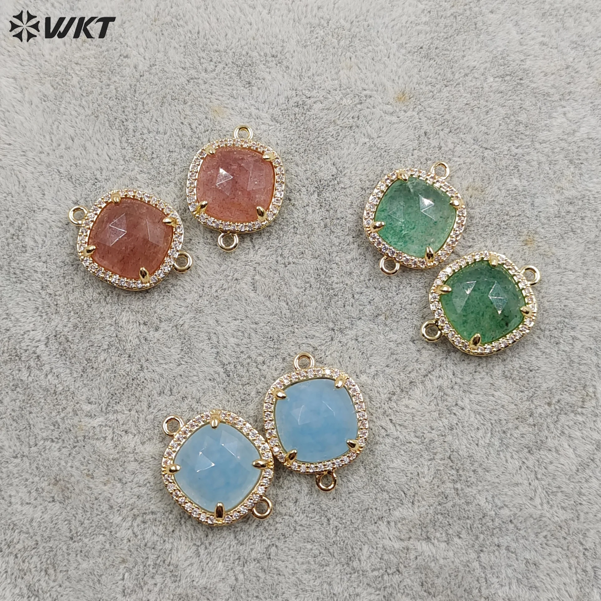 Новинка очаровательный дизайн модный кубический циркон Micropave квадратная