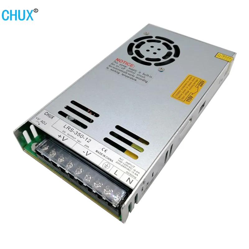 Сверхтонкий фотоэлектрический источник питания CHUX, 5 В, 12 В, 24 В, 36 В, 15 в, 48 В постоянного тока, фототрансформатор переменного тока 220 В, в для светодиодов, систем видеонаблюдения, станков с ЧПУ, SMPS