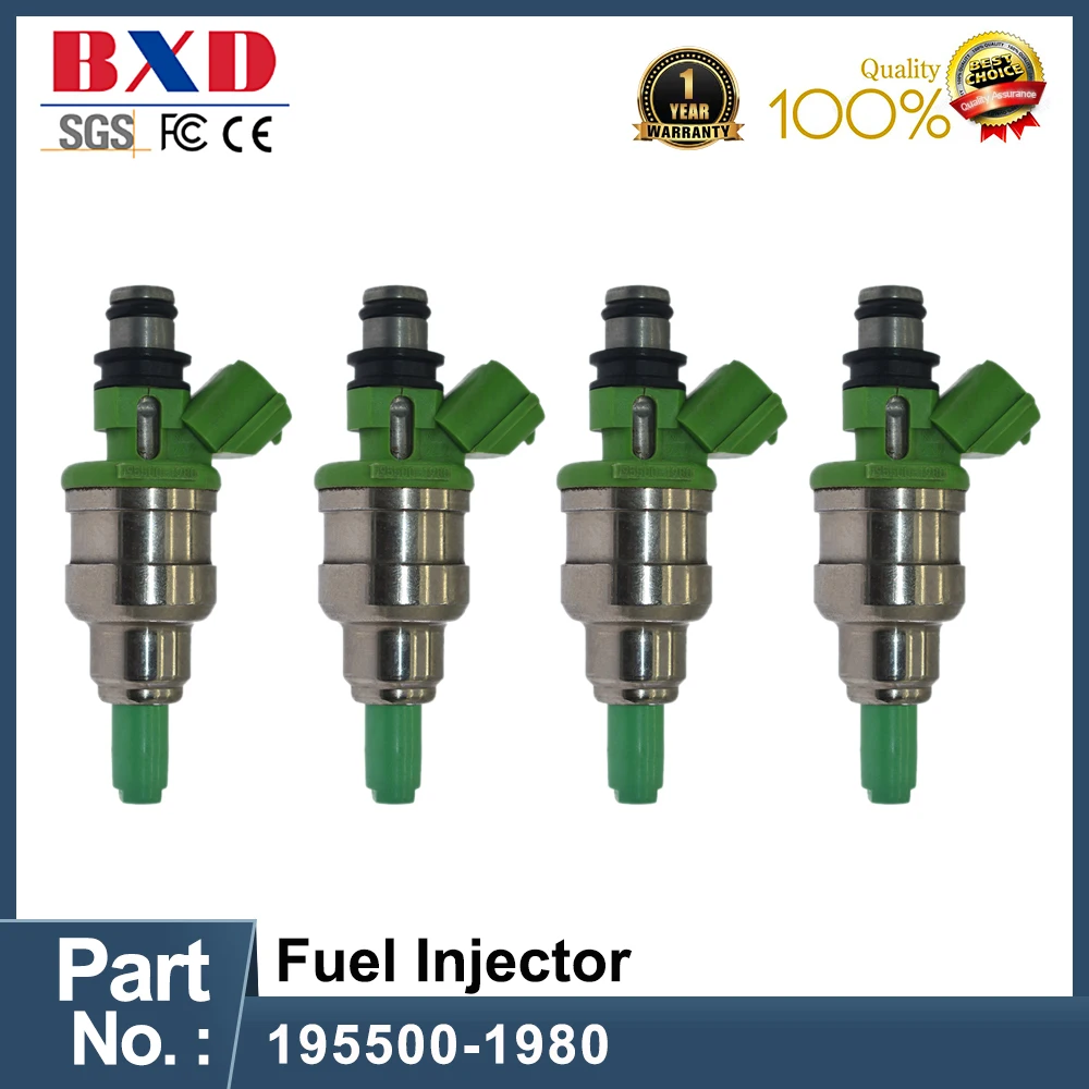 

1/4PCS 195500-1980 Fuel Injector Nozzle For MAZDA MPV 3.0 1989-1998