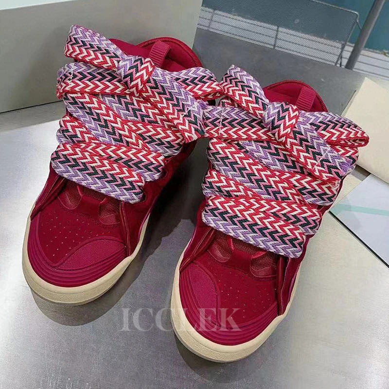 

Лоферы женские на толстой подошве, повседневная дизайнерская обувь, модные дышащие, для отдыха, на шнуровке, для пар, зимний сезон