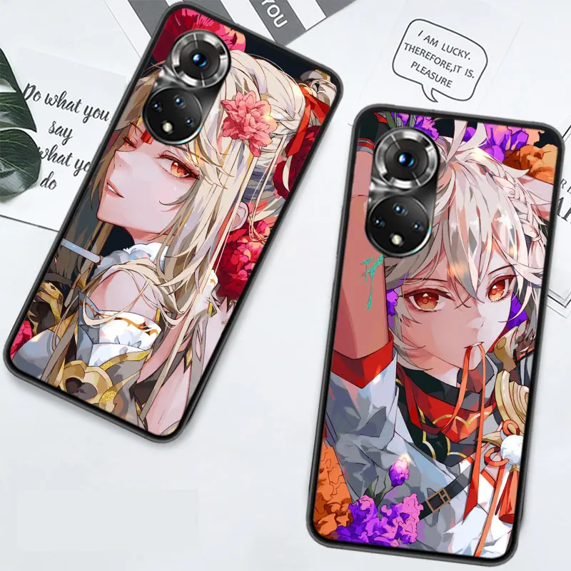 Чехол для телефона Genshin Impact Raiden Shogun Huawei P Smart 2021 Y5 Y6 Y7 Y9 Honor 50 20 Pro 10 10I 9 9X Y9S 8 8A 8X 8S 7S