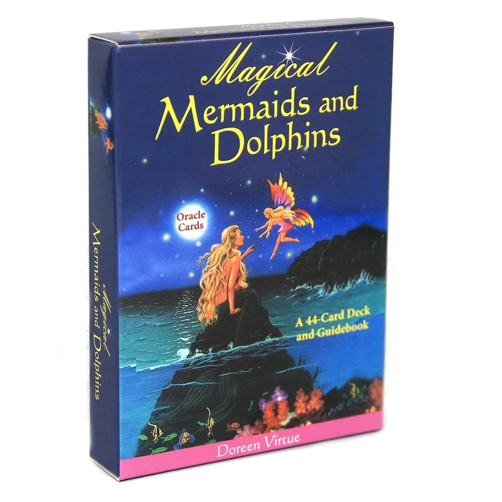 

Magical mermaids and dolphins Oracle Cards Tarot Card Family Party Toy Mysterious Fate Amusing Games Gift Multiplayer Game