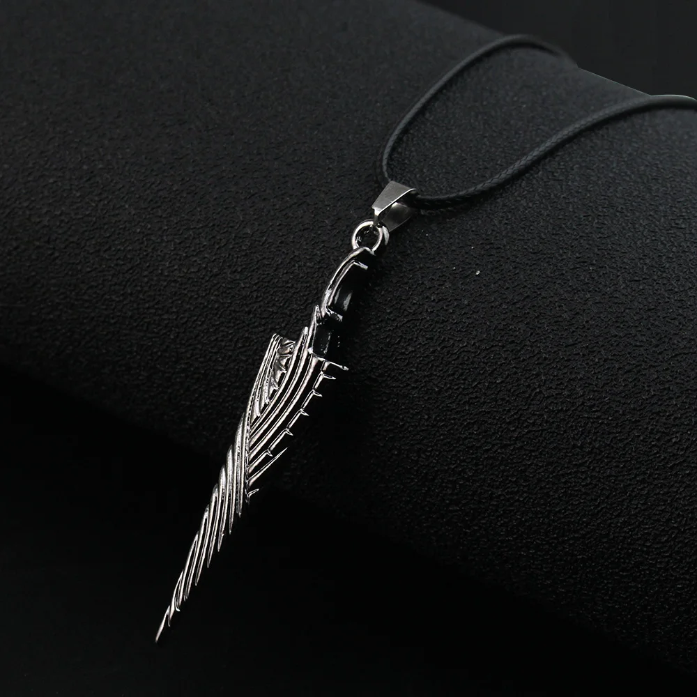 Фото Брелоки с логотипом Game Hollow Knight Bone Nail, брелок с фигуркой The Pale King, ювелирное украшение, подарок для женщин и мужчин, металлический брелок-сувенир №1