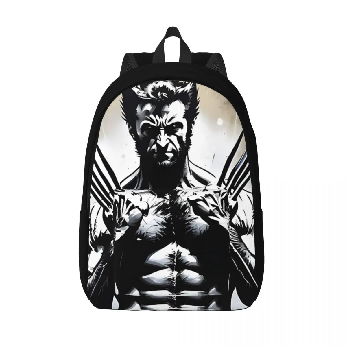 Мужской портрет-уличный художественный Многофункциональный школьный портфель