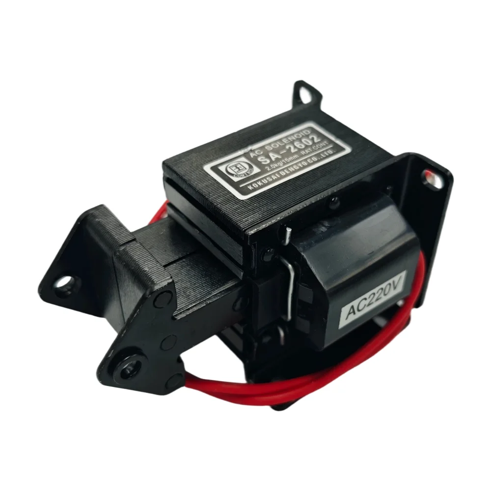 Фото 1 шт. SA-2402 SA-2502 SA-2602 Электромагнит тяговый AC24V AC 110V 220V, усилие 1-2 кг, ход 15 мм №3