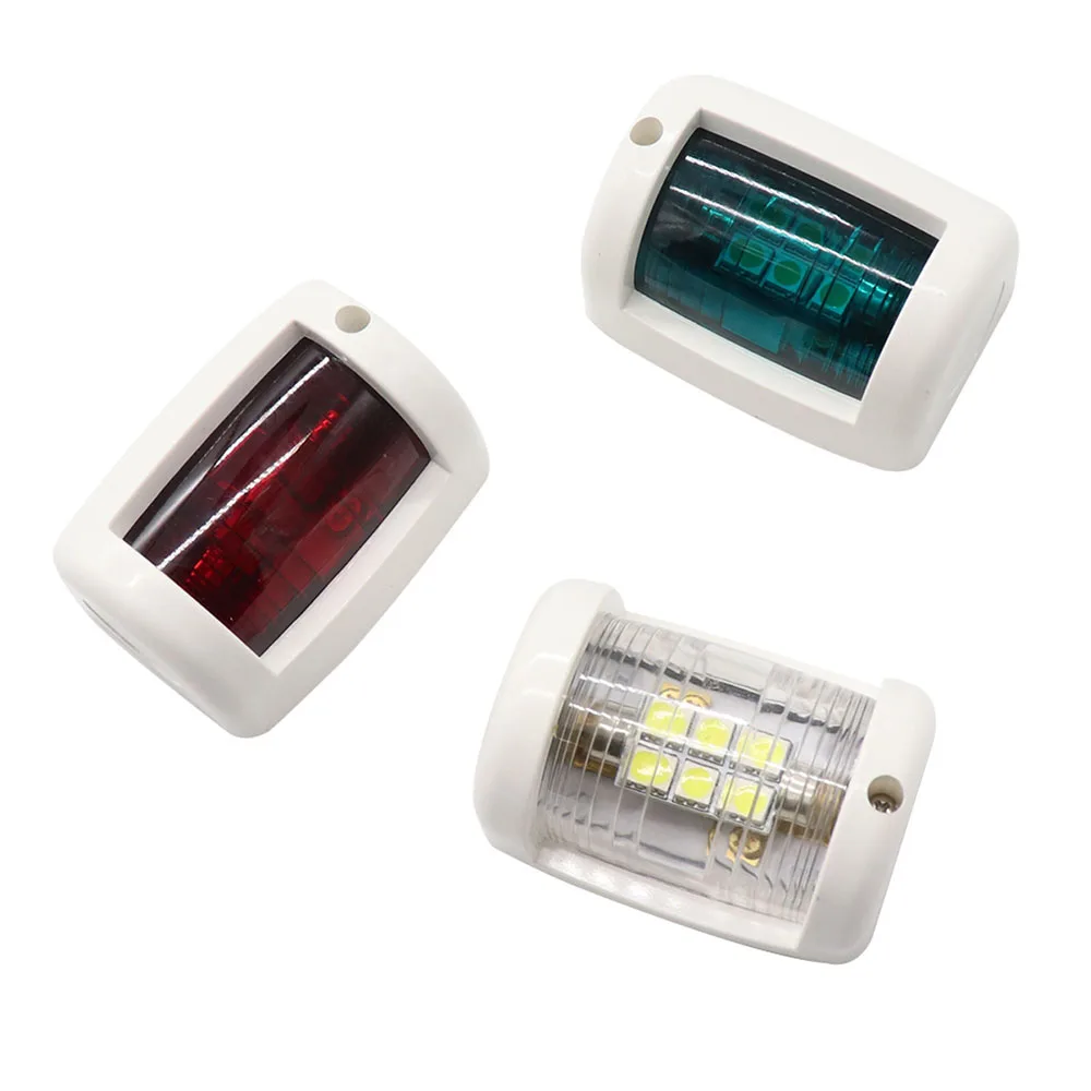 

3pcs 12V Boat Side Marine Navigation Lights Sailing Side Signal LED Light Bulb For RV Yacht ATV Trailer Truck