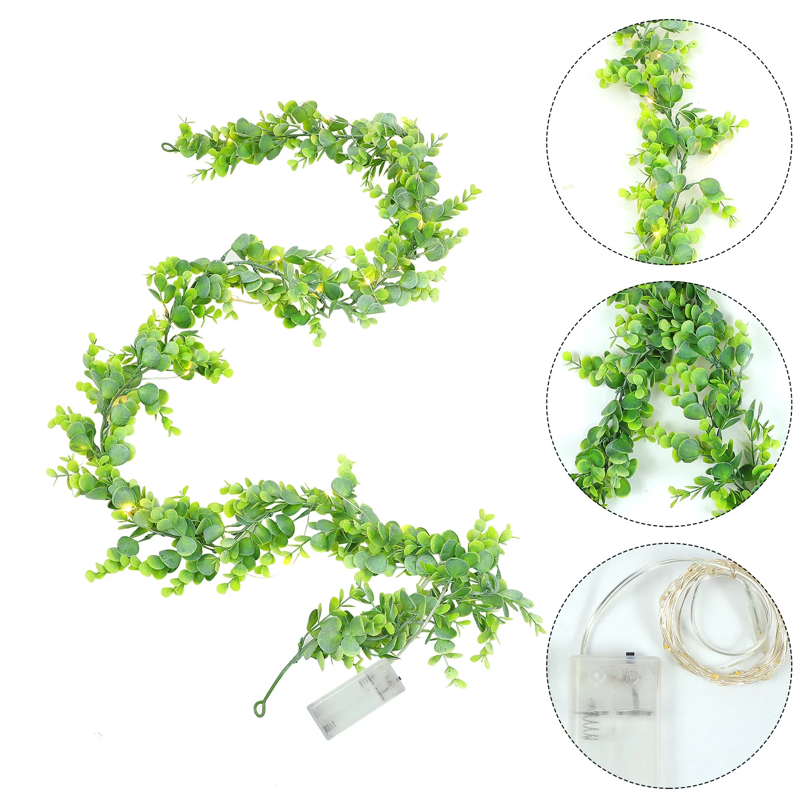 

Artificial Garland Ivy Vine Fairy Lights Seasonal Led Decor Layout Scene Curtain Decoration Fall Thanksgiving Light Stringfaux