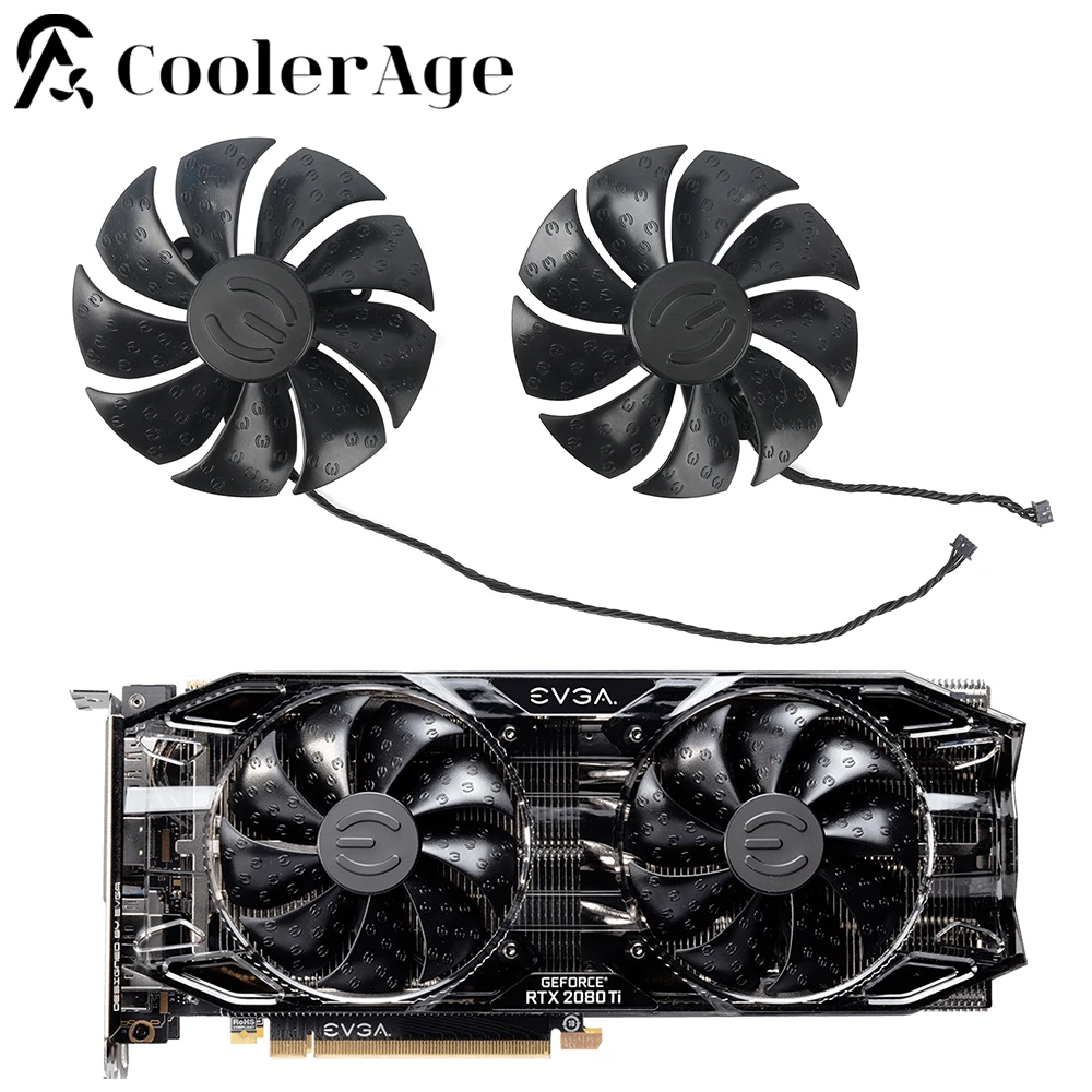 

Fan Video Card 87mm PLA09215S12H RTX2060 RTX2080 RTX2070 RTX2080Ti for EVGA RTX 2060 2070 2080 2080Ti XC Gaming GPU Cooler Fan