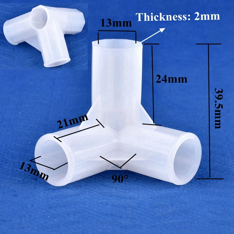 Подпорки для растений из ПВХ 13 мм, белый