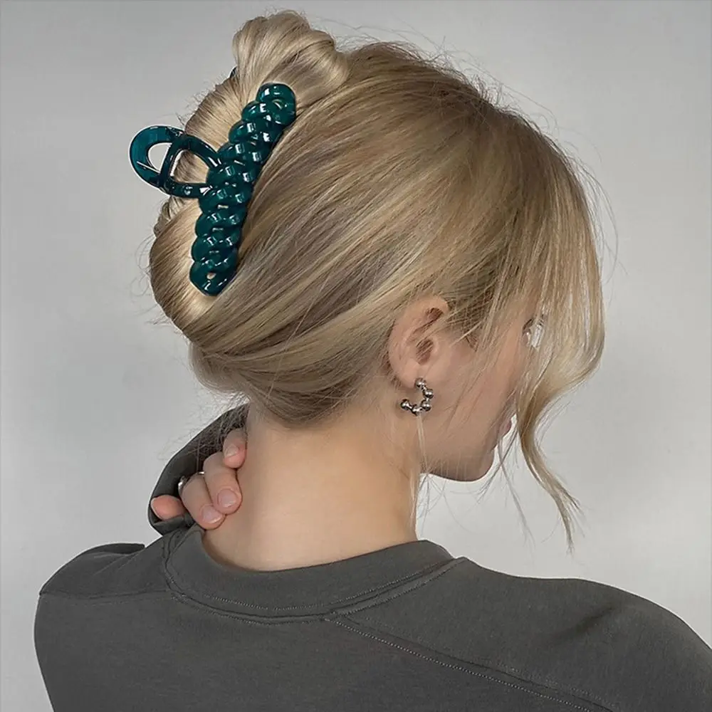 

Модная заколка для волос с уксусной кислотой, женская элегантная Милая заколка для волос с акулой, заколка для конского хвоста, модный голов...