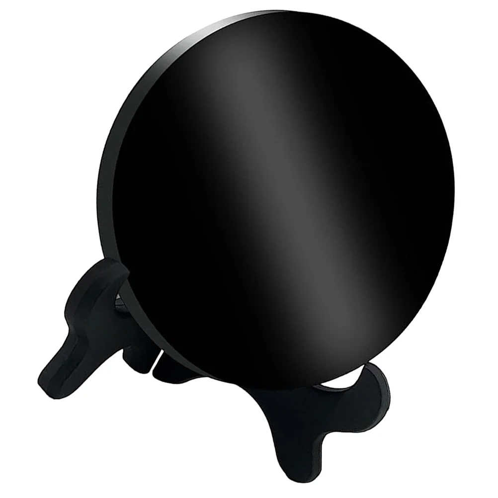 

Decor Home Centerpiece Table Decorations Obsidian Mirror Meditation Decorative Round Centerpieces Dining Room